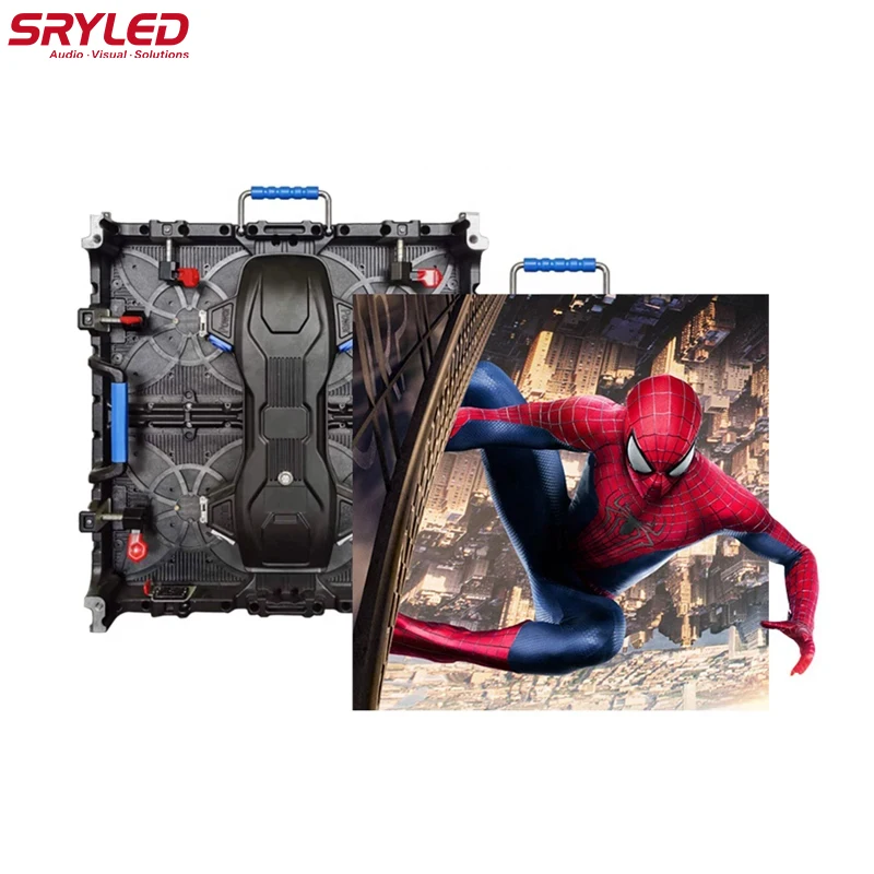 SRYLED Turnkey Indoor Rental P2.9 P3.91 Led Video Wall System 3mx2m 500x500mm Stage Led Display Screen