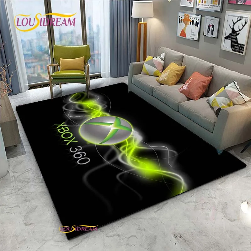 Fashion Game CONSOLE-X-XBOX-SIGN UnSlip Rug for Living Room,Bedroom,Playroom,Kitchen,Prayer Floor Mat Decor Carpet Gift Alfombra