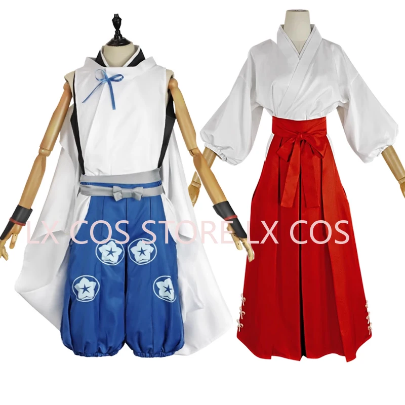 

Аниме Самурай Коджиру Назу Косплей Аяко Мочизуки Костюм Хэллоуин Полный комплект Униформа Женская Мужская Одежда