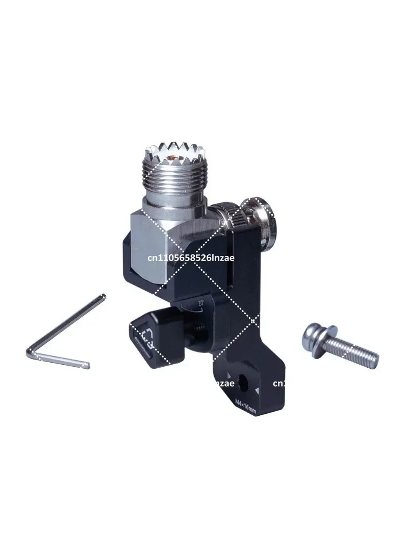 CNC Aluminum Alloy Antenna Bracket for  IC-705 Shortwave Radio Compatible with ARK-705 Shield