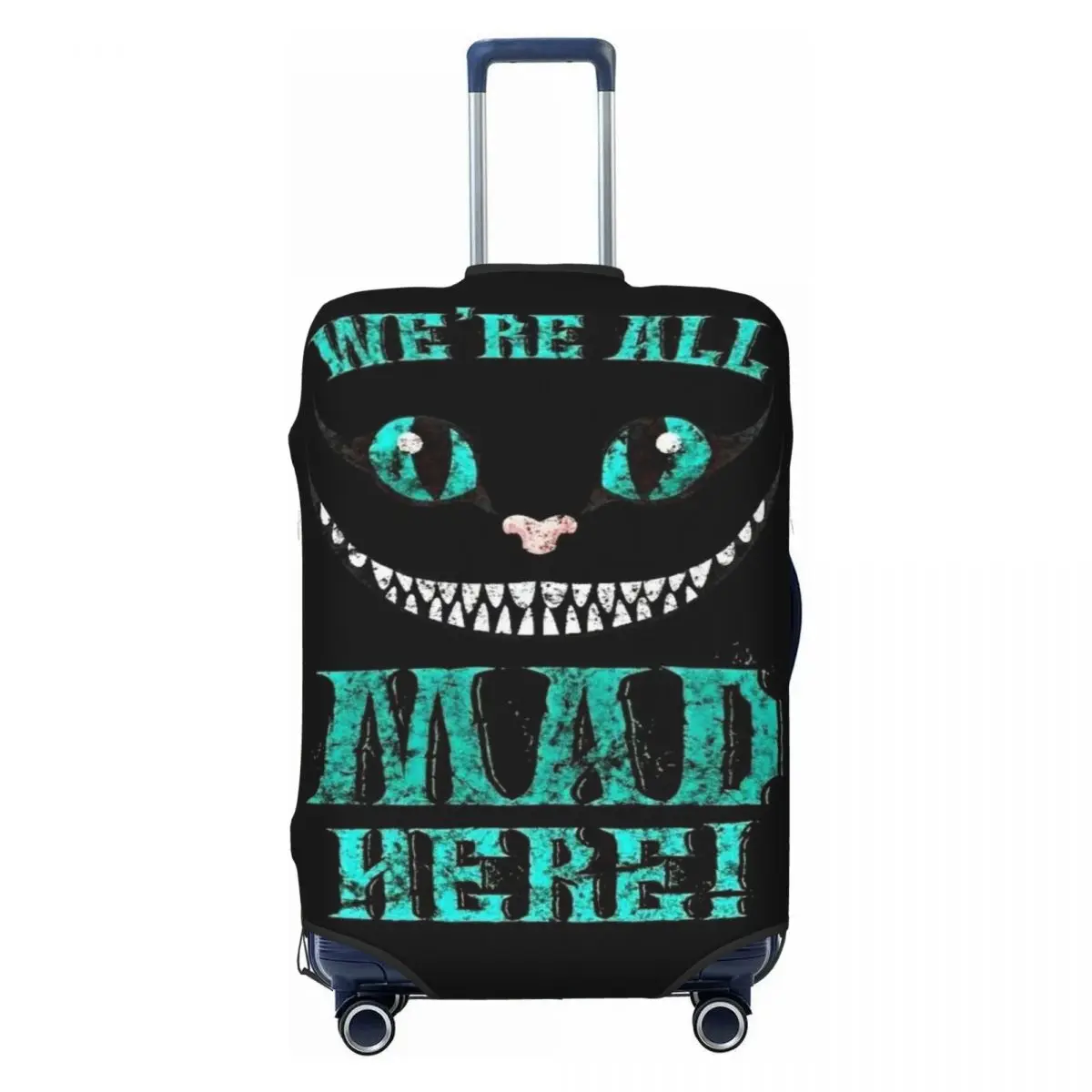 

Чехол для чемодана Custom Cheshires Anime Cats We Are All Mad Here, эластичный защитный чехол для багажа, подходит для чемоданов 18-32 дюймов