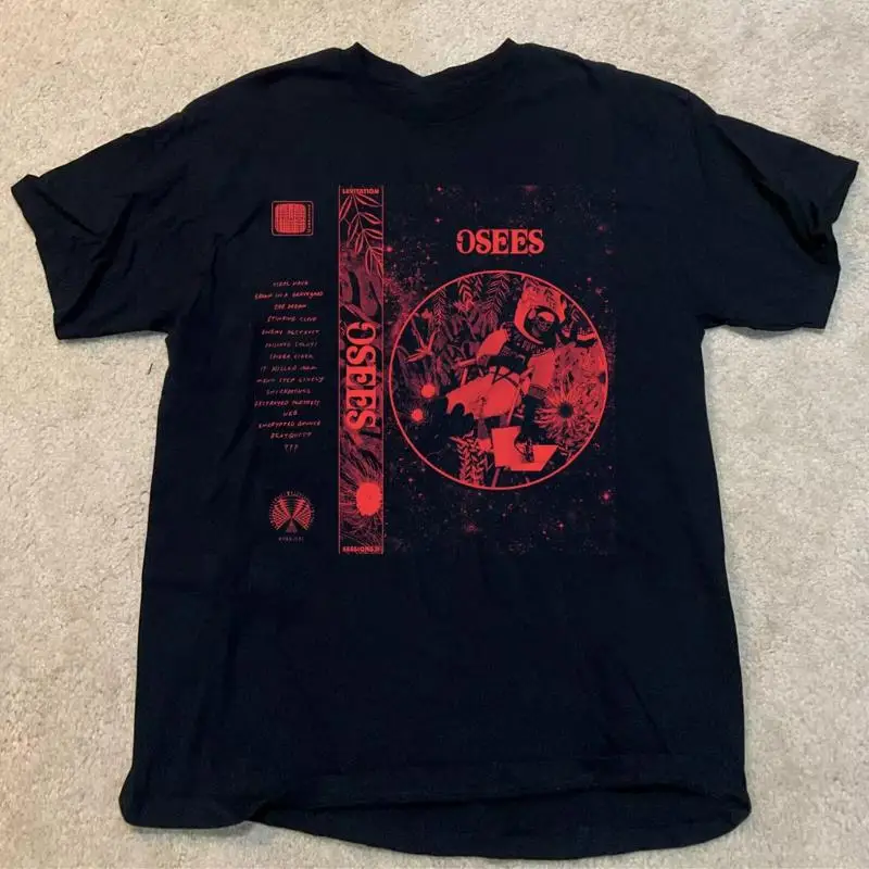 Osees band Levitation Sessions Vol II  T shirt Black
