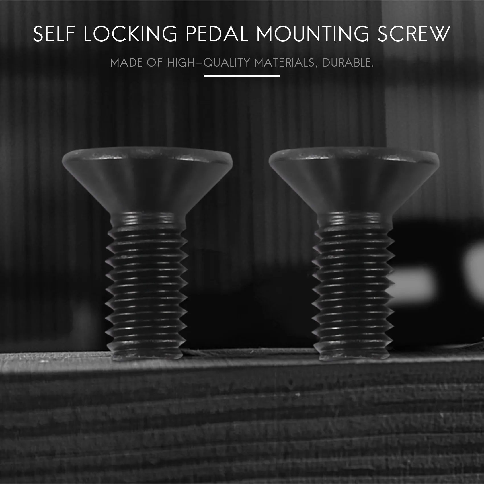 เป็นมิตรกับสิ่งแวดล้อม 8 ชิ้น MTB จักรยานล็อครองเท้า Cleat สกรูยึดสําหรับ Shimano SPD Self - Locking Pedal Lock เหล็กสีดํา