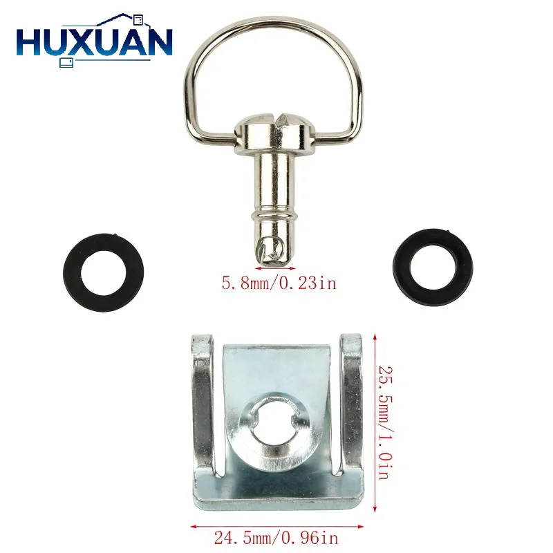 17mm Motorcycle Quick Release Screws 1/4 D-ring Turn Race Fairing Fastener Motocross Parts