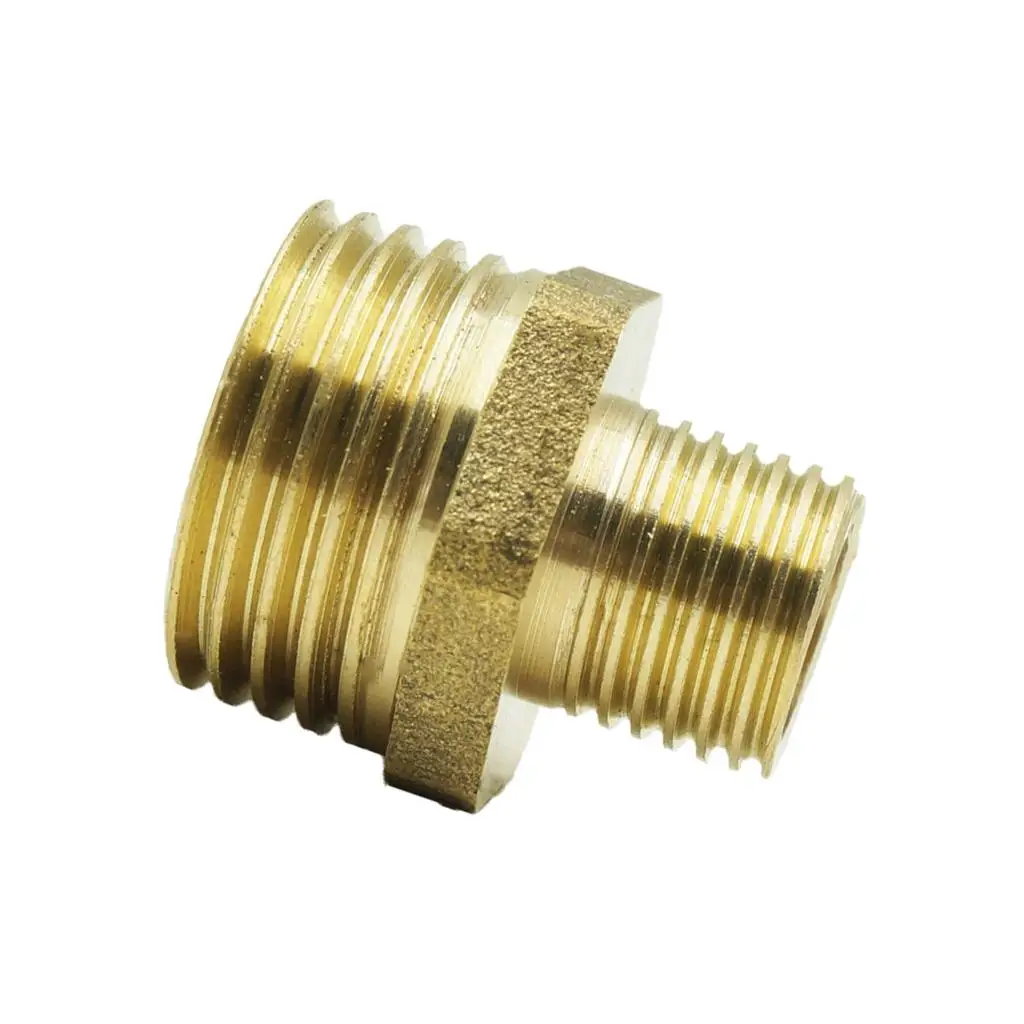 NEW Male NPT Thread Brass Hex Connecting Fitting Coupler Reducer