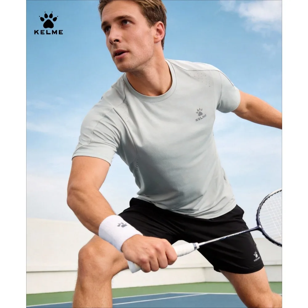 KELME Summer New Men's Basic Short-Sleeve T-Shirt for Daily Commuting and Sports Multi-scenario