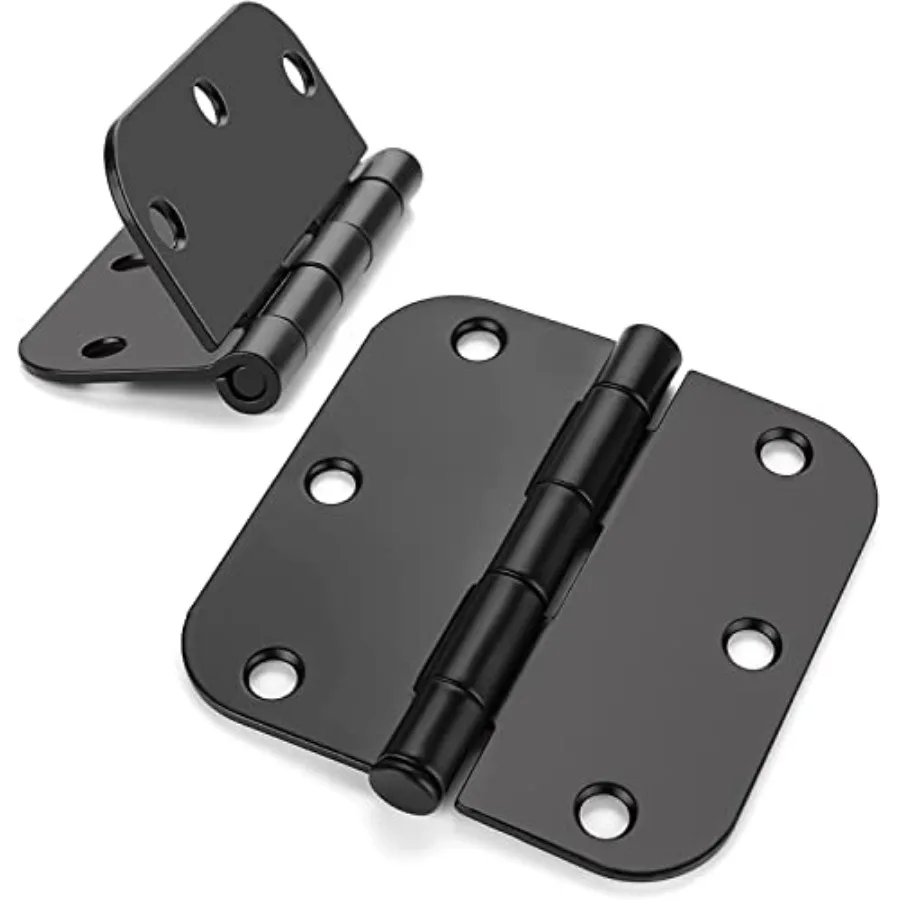 

48 Pack Door Hinges No Squeak 3.5 Inch Interior Door Hinges Rounded with 5/8" Radius Corner Removable Pin