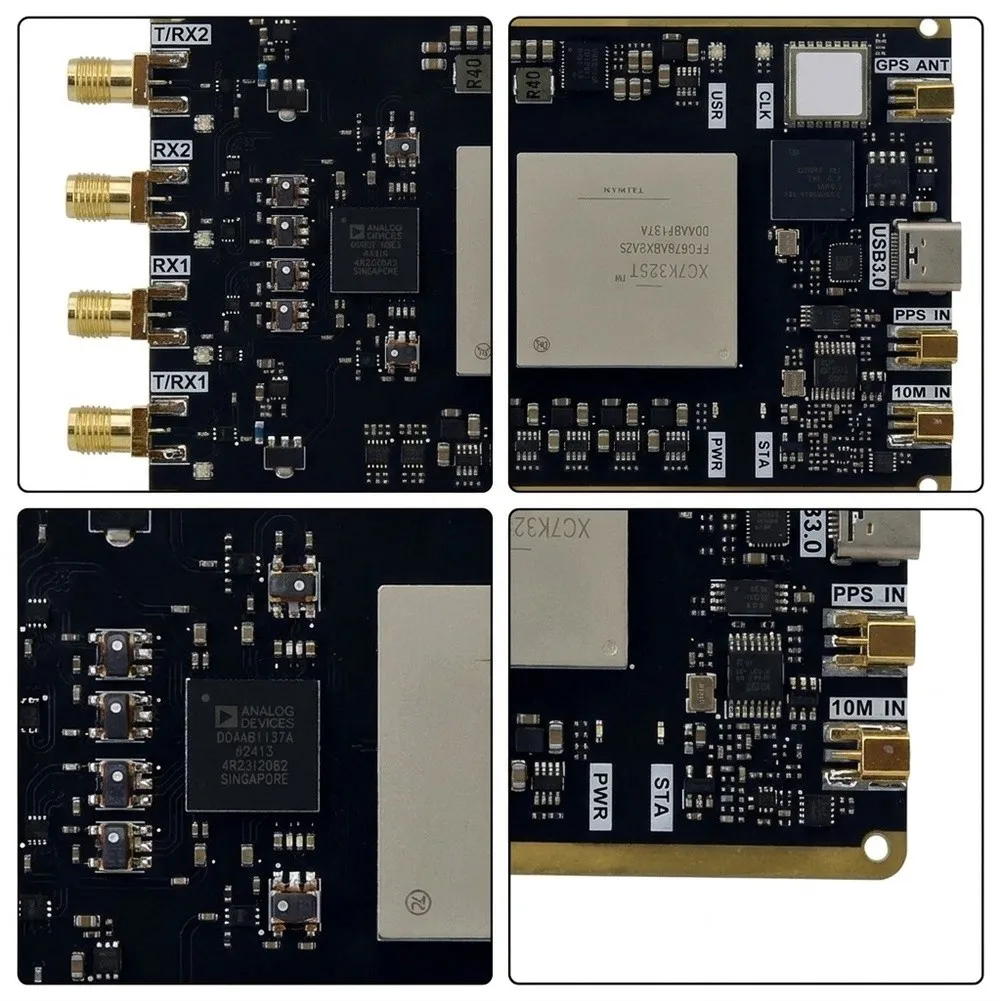 XC7K325T Development Kit AD9361 for fpga Board For Academic Research RF Front-end Design Compact PCB Size Connector