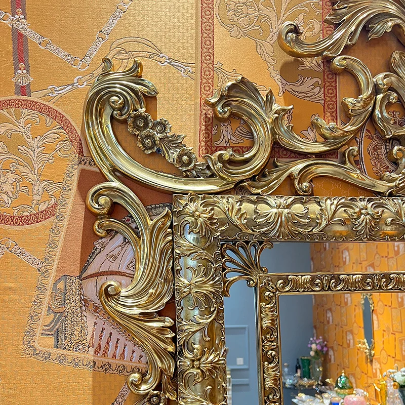 French vintage decorative crafts, high-end brass jewelry