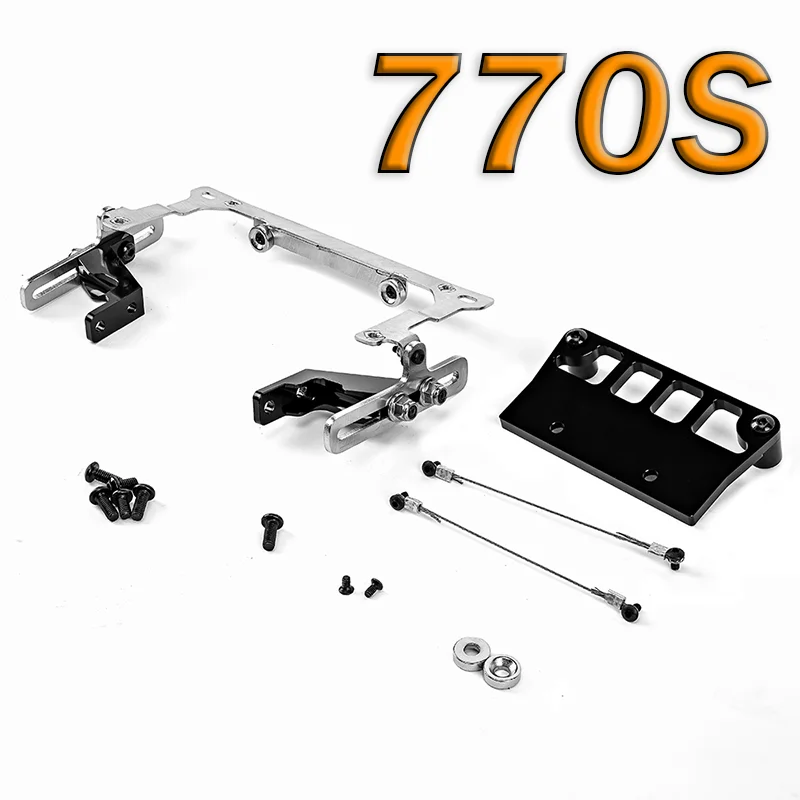 

LESU Metal Cab Hinge Bracket Fitting for 1/14 Tamiya RC Truck SCANIA 770S 6X4 56368 4×2 56379 Car Accessories