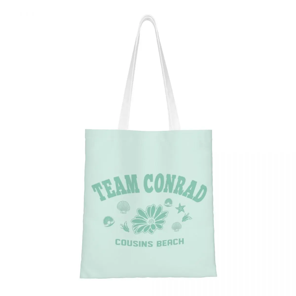 

The Summer I Turned Pretty Team Conran Холщовая большая сумка Эстетический уникальный дизайн Продуктовая сумка для женщин и мужчин