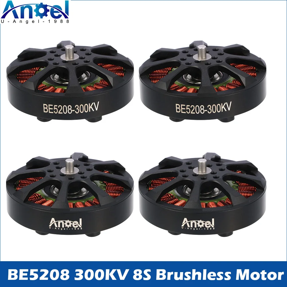 4 Stück/Set Uangel BE5208 300KV 8S Bürstenloser Motor für RC Multicopter Hexacopter Octacopter Spielzeugteile