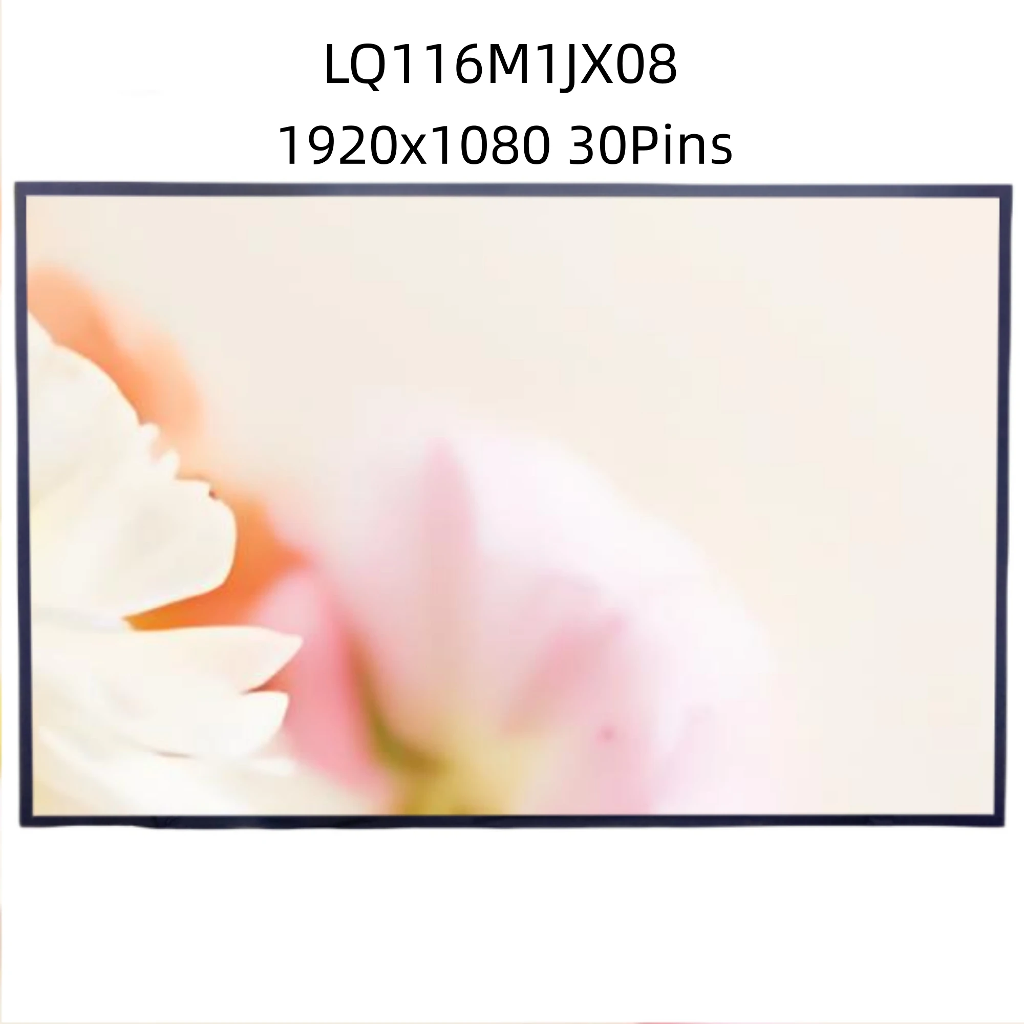 LQ116M1JX08 11.6 inch Matrix Replacement Panel Laptop LCD Screen