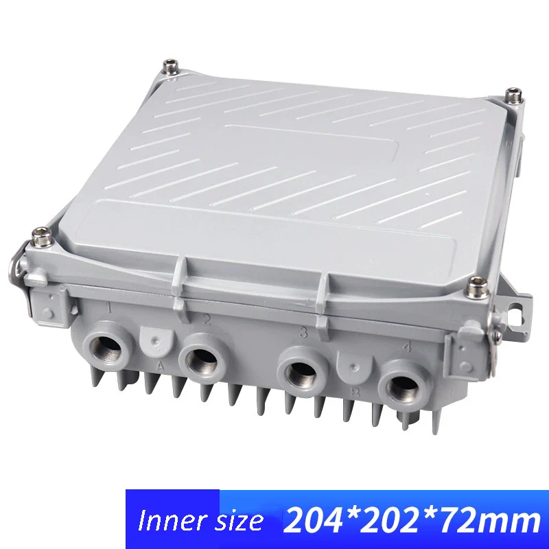 AP Wireless Bridge Case for Outdoor Network Amplifier Communication Base Stations, Cast Aluminum Shell Waterproof Box