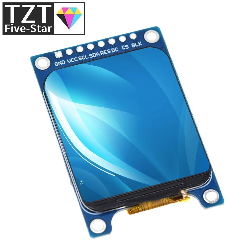 1.69 Inch 1.69" Color TFT Display Module HD IPS LCD LED Screen 240X280 SPI Interface ST7789 Controller For Arduino