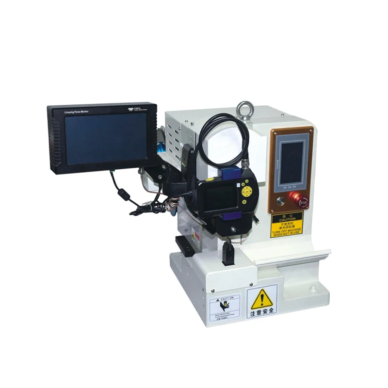 Servomotor semiautomático EW-1550, máquina de empalme de alambre, correa de alambre, maquinaria de prensado de cobre, 2T, AWG24-AWG10