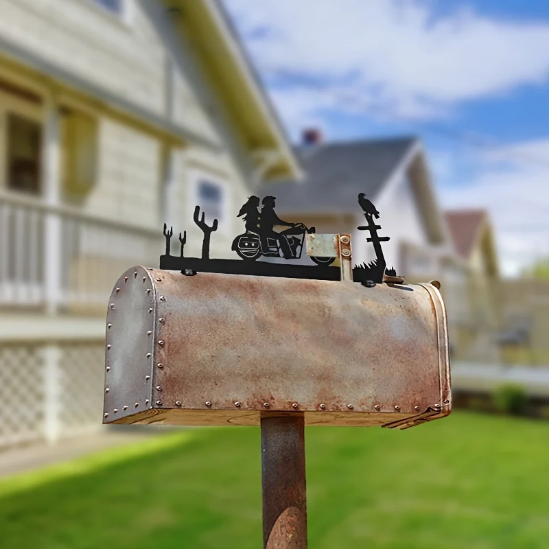 Пара Верхних Деталей Почтового Ящика Мотоцикла, Металлическая Почтовая Коробка