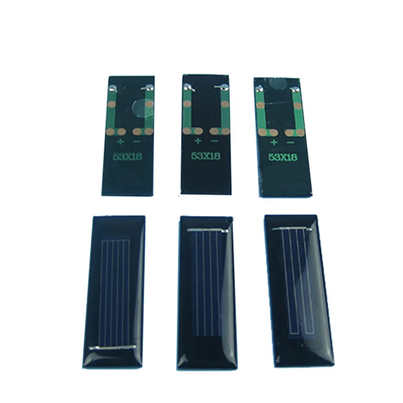 5Pcs 0.5V 100ma Solar Panel Mini Solar System DIY Module For Battery Cell Phone Chargers Portable Solar Cell