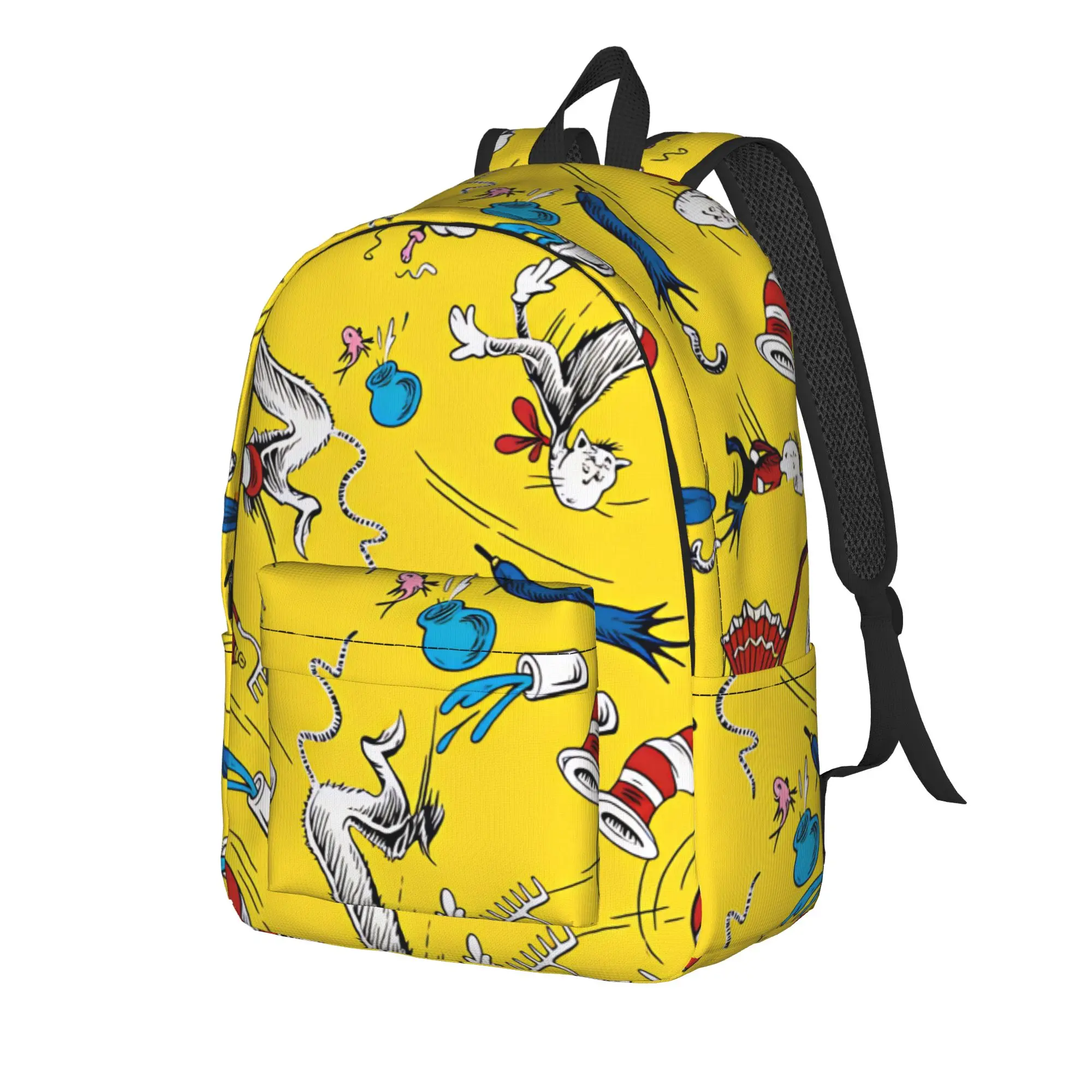 Dr Seussed Characters Read Amazing  Backpack Youth  Durable Backpacks Polyester Kawaii High School Bags Workout Rucksack