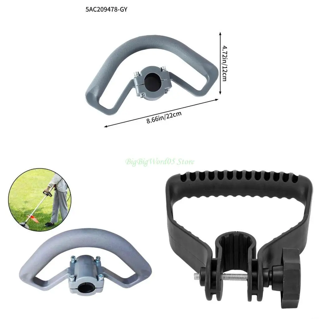 

24TE High Strength Plastic Trimmer Loop Handle For Reduced Fatigue In Gardening 2pcs