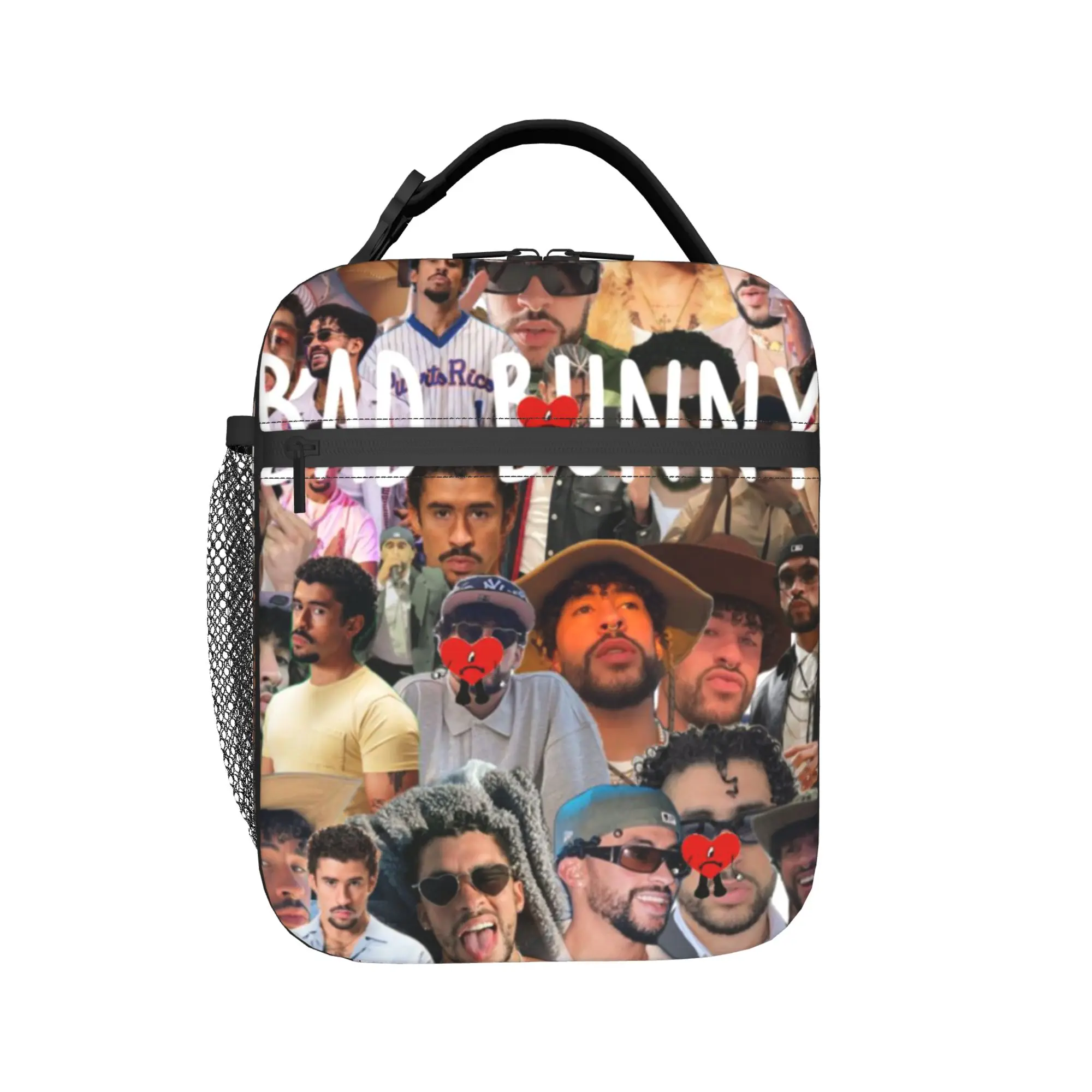 Debi Tirar Mas Fotos DTMF Bads Bunnys Music Tour Insulated Lunch Bag For Outdoor Food Box Portable Cooler Thermal Lunch Boxes