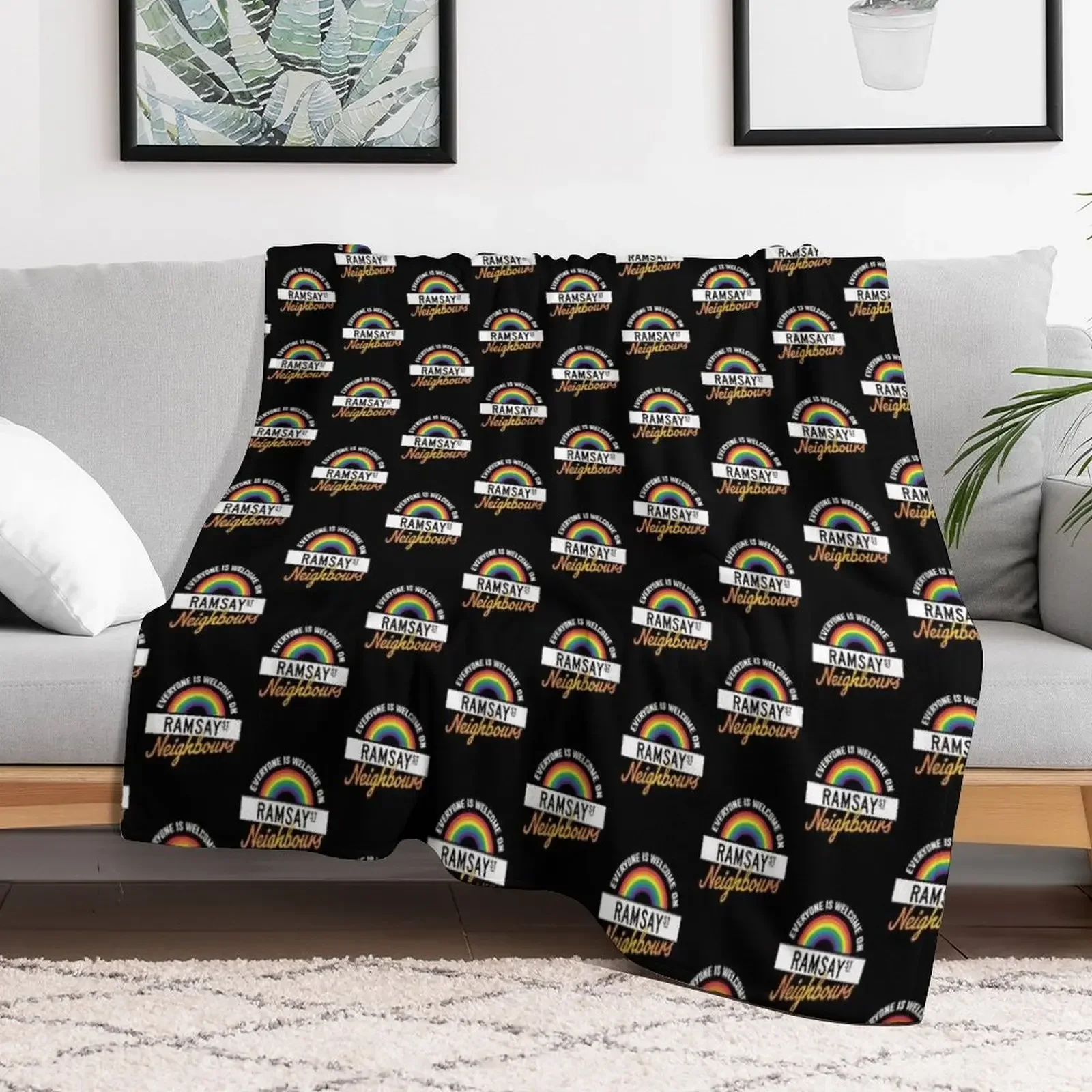 neighbours tv show ramsay street Throw Blanket for babies Bed Fashionable Weighted Single Blankets