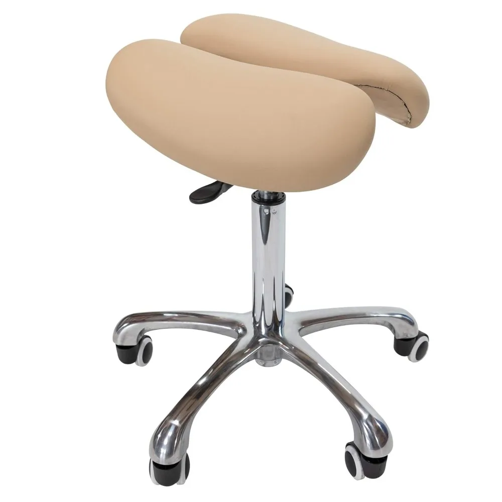 

Rolling Stool w. Split Seat (Beige)