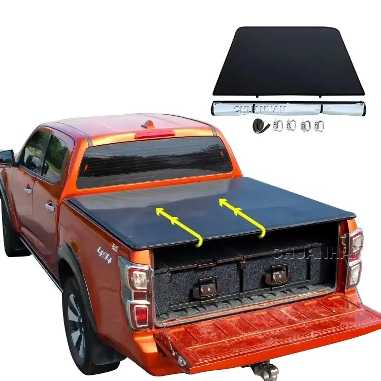 

Soft Retractable Truck Bed Tonneau Cover for Chevy Silverado Sierra 1500 Great Wall Power NP300 Model Electric Waterproof