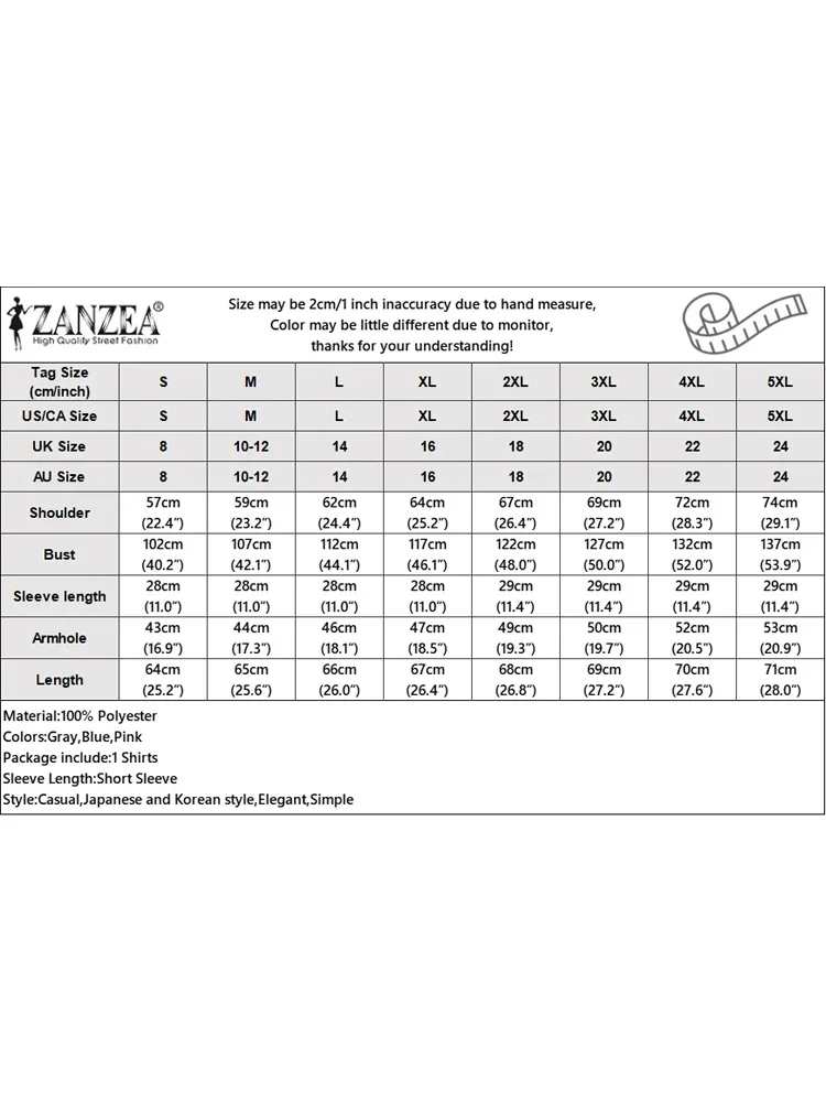 Women Tops ZANZEA Vintage Floral Print Shirt 2025 Summer Short Sleeve Pockets Elegant Blouse Fashion Buttons Office Work Blusas view 6