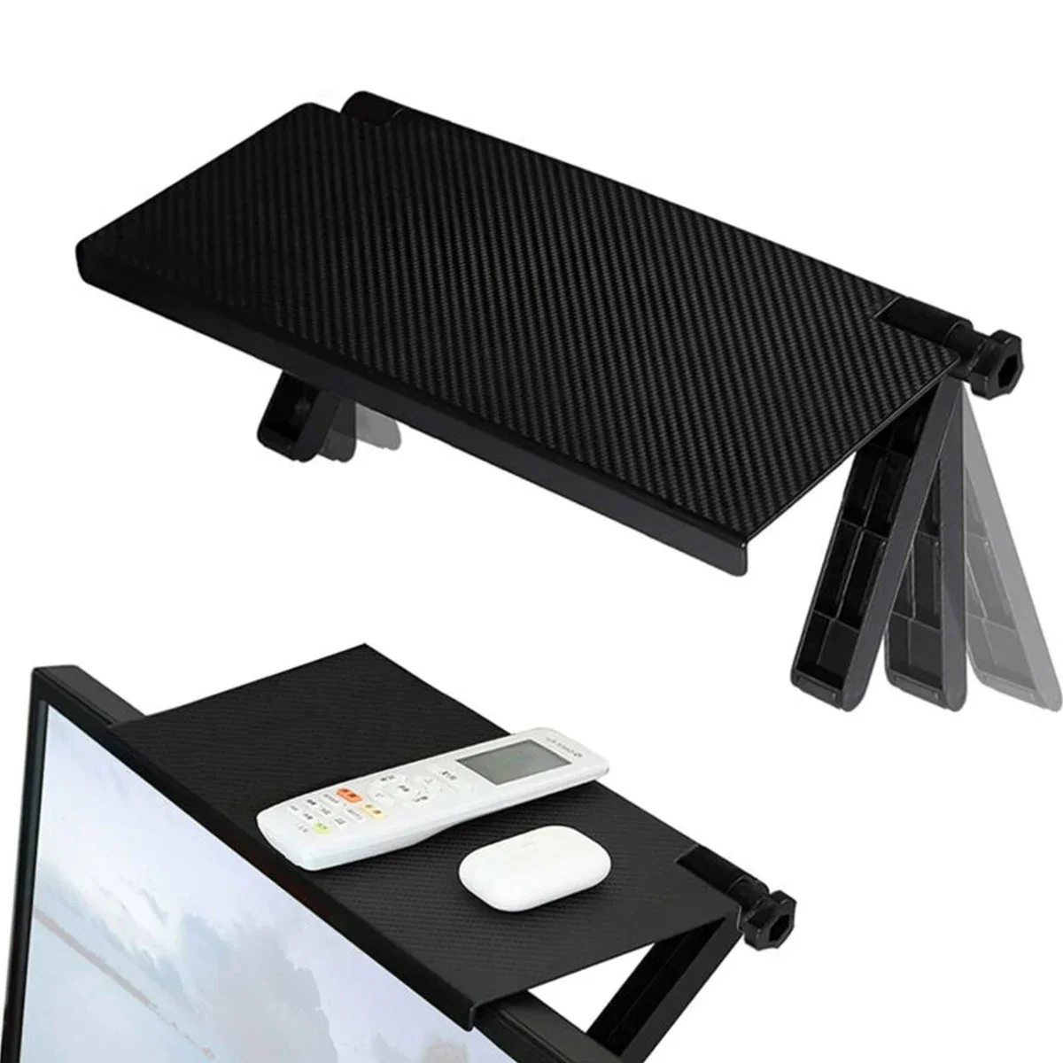 TV Screen Top Shelf Adjustable Computer Rack Router Office Set-Top Box Storage Multi-functional Organizer Bracket Home Supplies