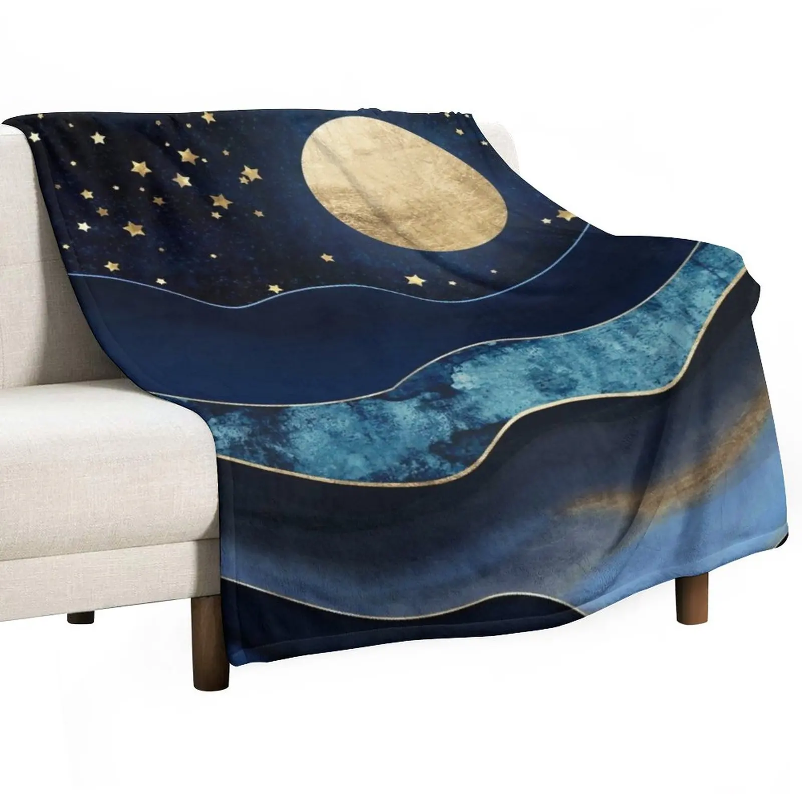 

Golden Moon Throw Blanket Summer Bedding Blankets For Sofa Thin Hairy Blankets Blanket Fluffy