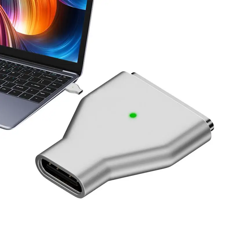 

Адаптер USB C на магнитный, быстрая зарядка, USB C на магнитный 3 разъема, легкий сплав цинка, адаптер USB C на магнитный 3 разъема