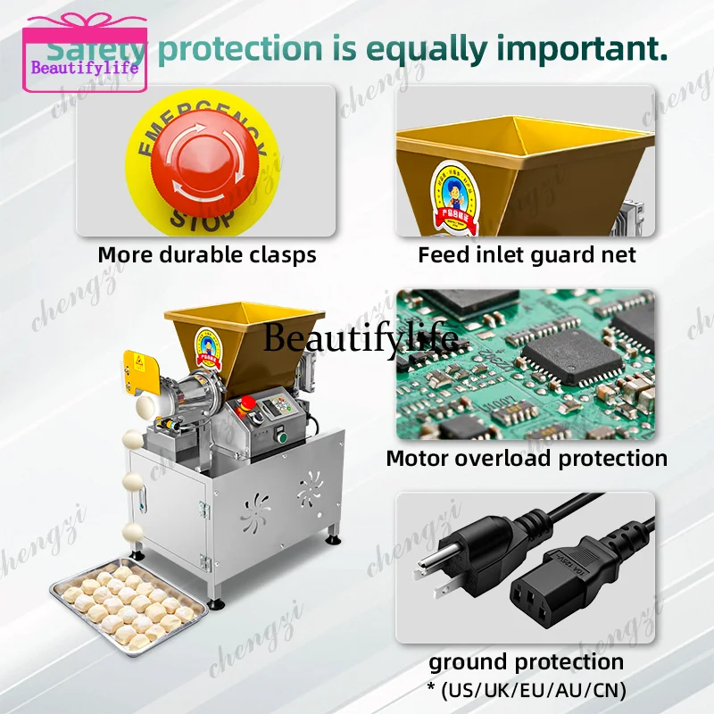 

A55 Electric cutting machine precision stainless steel adjustable segmentation speed up to 150 kg/h, adjustable weight 5 - 350 g