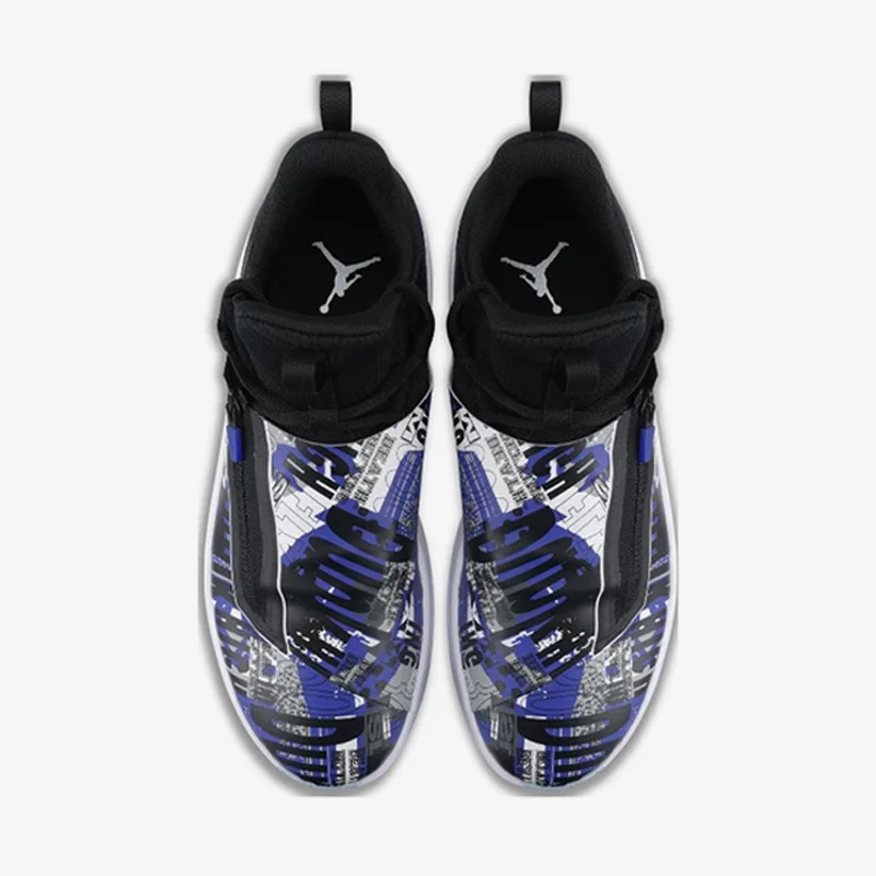 Nike official genuine Jordan Jumpman Hustle PF men's basketball shoes AQ0394 view 3