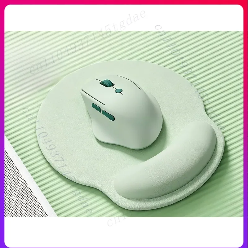 For HP wireless charging mouse ergonomic computer office mouse, mouse pad with wrist guard, fog island green