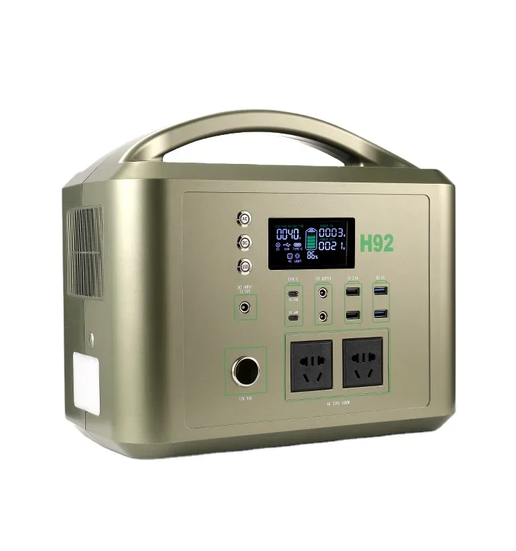 2022 New Arrival Power Supply 1000wh Lithium Power Station Output Generator Camping Charging Station