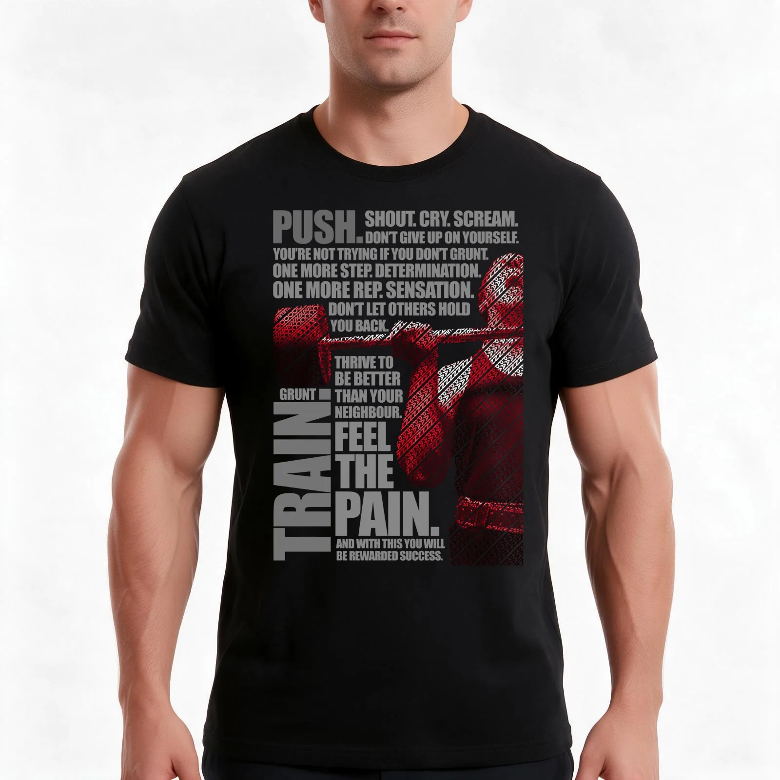 Train and Discipline T-Shirt Summer Casual Cotton Tee Oversized Streetwear Tops Vintage Graphic Print Loose Fit Short Sleeve