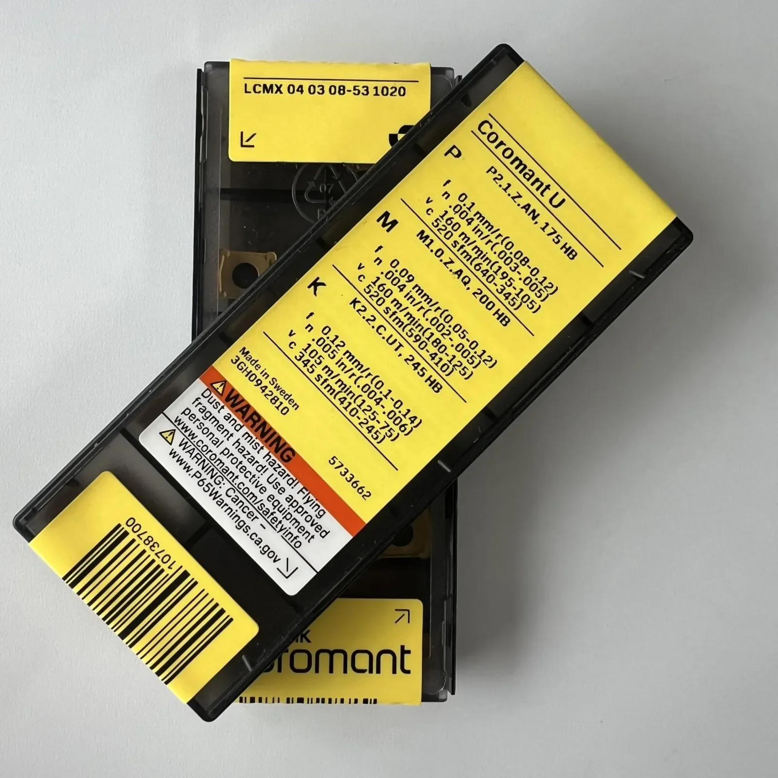 

SANDVIK / LCMX040308-53 1020 / Original Swedish hard alloy blade 10 Pcs