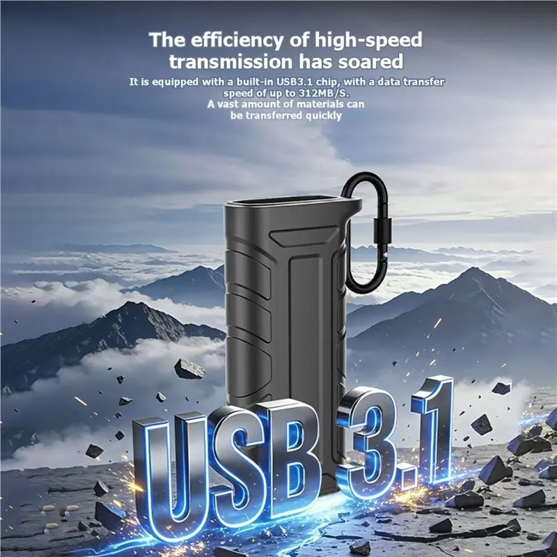 AA19 Carrying Case For Multi-Functional High-Speed Card Reader SD/TF/Flash Transfer For Cameras Smartphones Computers Tablets image 4
