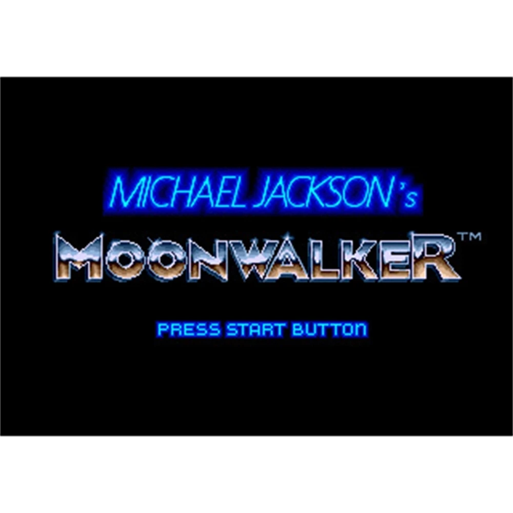 Hottest Moonwalker 16 Bit MD Game Card For Sega Mega Drive For Genesis