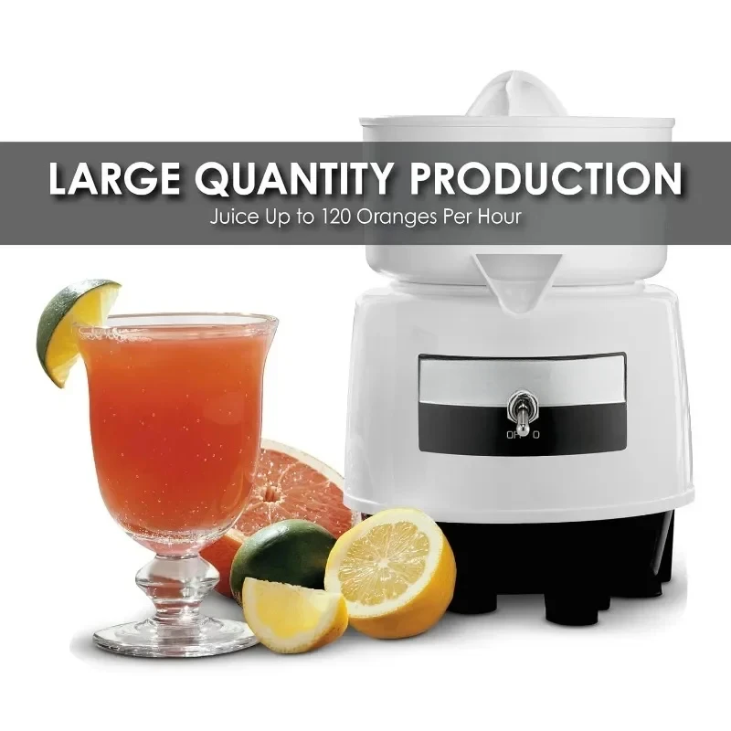 Commercial  Compact Citrus Juicer, 120V, 5-15 Phase Plug, 34 Ounce sugarcane juice extractor  portable