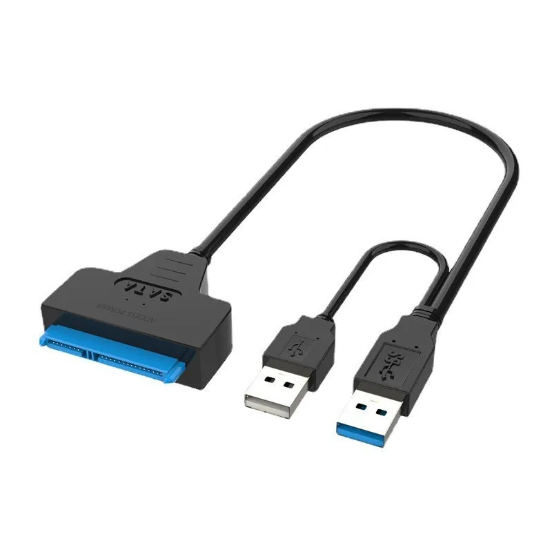 SATA a USB 3,0 2,0 Cable de unidad fácil USB 3,0 a Sata III adaptador de disco duro externo 2,5 pulgadas HDD SSD adaptador de disco duro alimentación CC