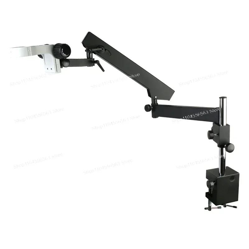 Adjustable Articulating Arm Microscope Bracket - A3 Cantilever Holder, 76MM Head for Trinocular/Binocular Stereo Microscopes