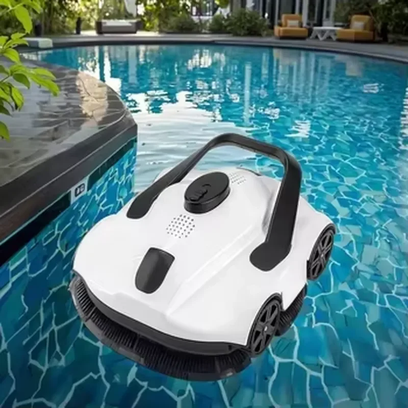 EE1 Cordless Cleaning Robot for Above-Ground Pools with Dual-Drive Motors and Smart Self-Parking