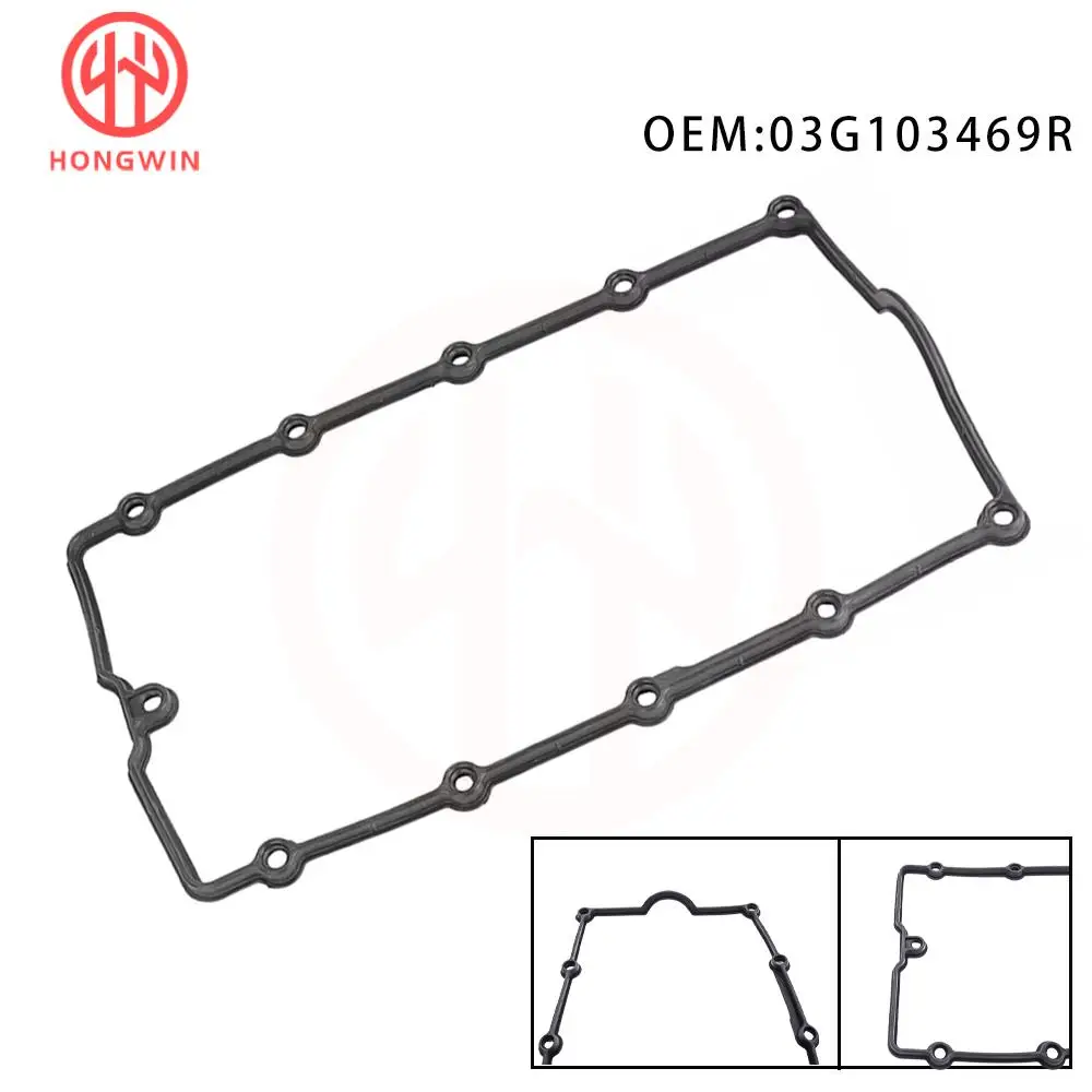 03G 103469 R VW Jetta Passat Golf Audi A3 Seat Skoda 03G 용 새 캠축 엔진 밸브 커버 가스켓 103469 R 개스킷
