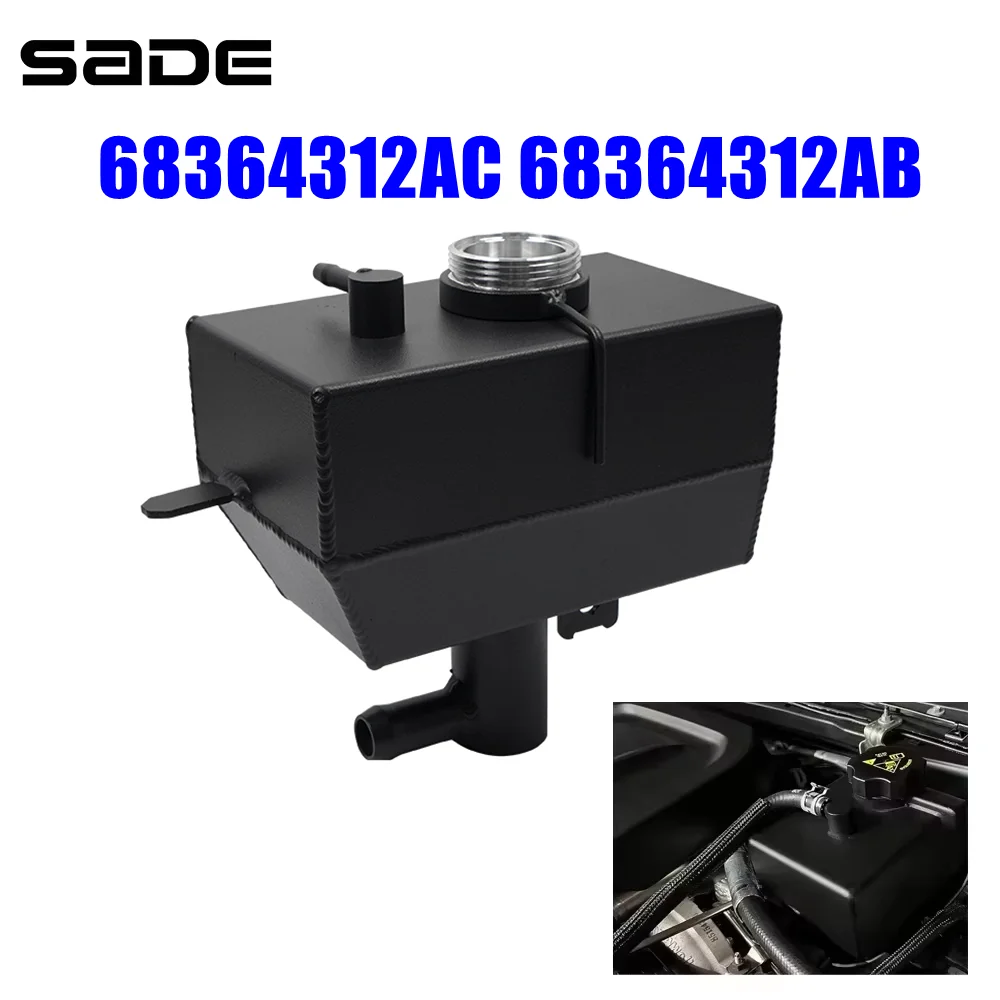 

68364312AC Front Engine Coolant Reservoir Aluminium 68364312AB For 2018+ Wrangler JL JLU & 2020+Gladiator JT 2.0&3.6L