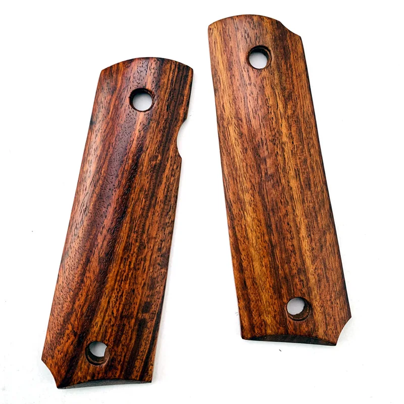 Color Wood Diamond Style / Natural Wood Made 1911 Models Grip Handle Scale Patches DIY Replacement Accessories Parts Decor Slabs