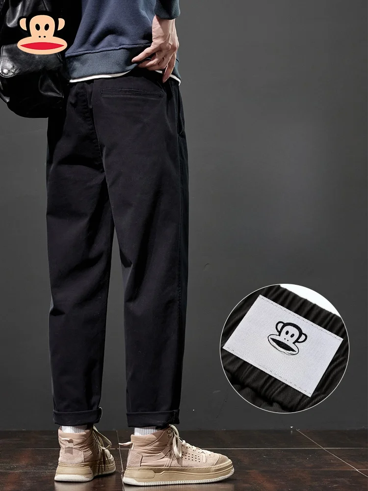 

PaulFrank Pure Cotton Work Trousers Men's Loose Straight Casual Pants Spring 2026 Harlan Nine Points Casual Trousers
