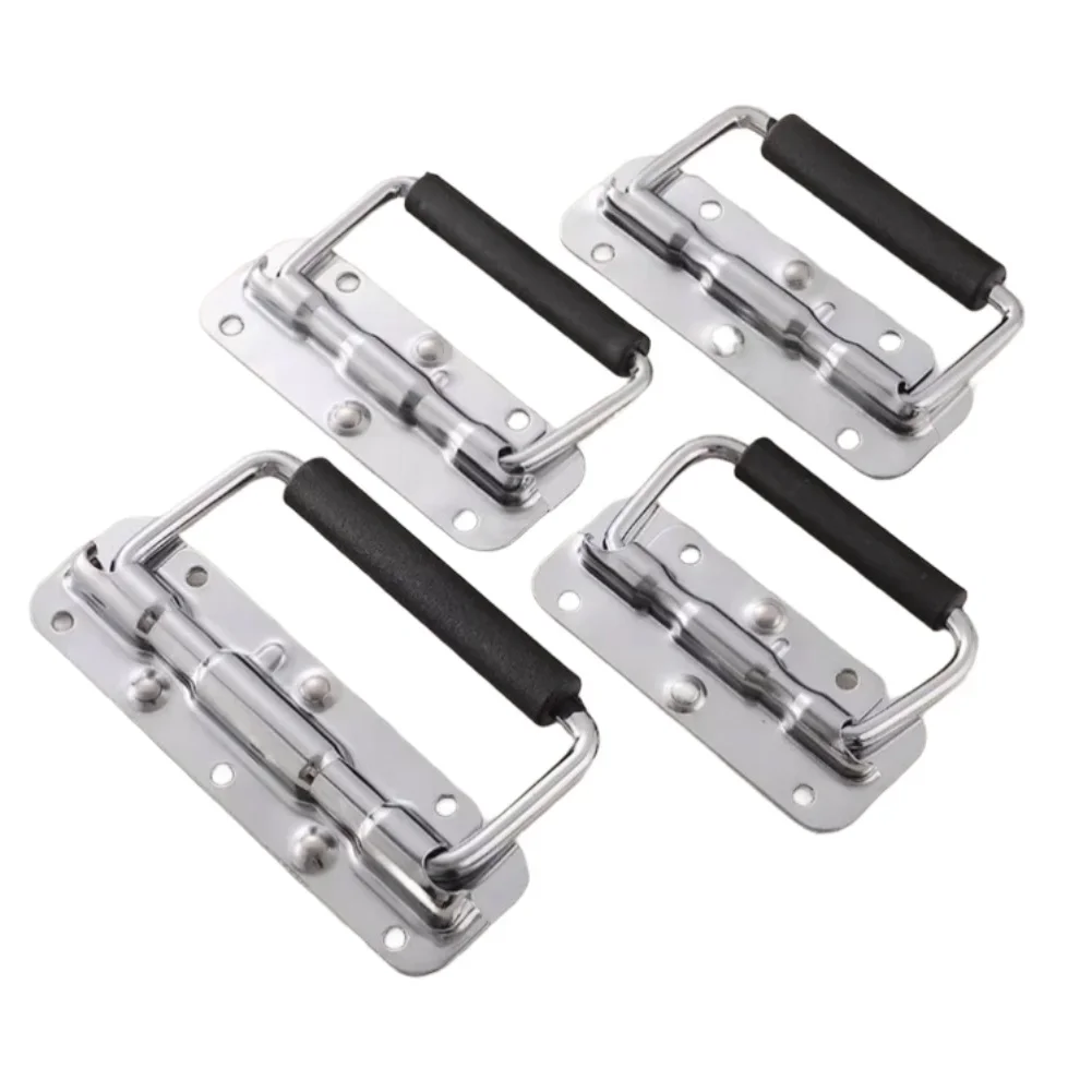 For Durable 304 Stainless Steel Spring Pull Handle with Automatic Rebound for Tool Boxes Cabinets Doors Practical and Reliable
