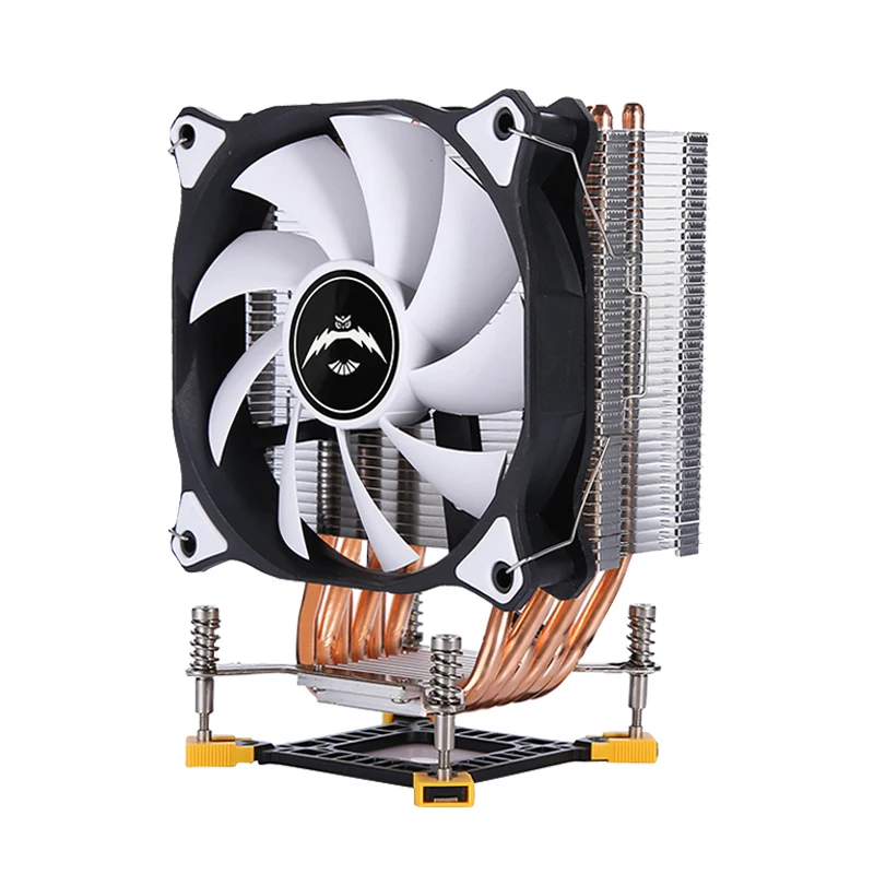 Air-cooled 120mm Fan 6 Heat Pipe Cooling CPU Processor Suitable For Installing LGA775 1150 1151 1155 1156 1200 1700 1356 1366
